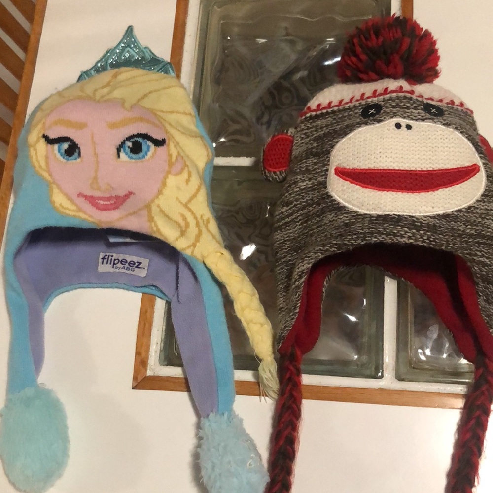 Assorted winter hats